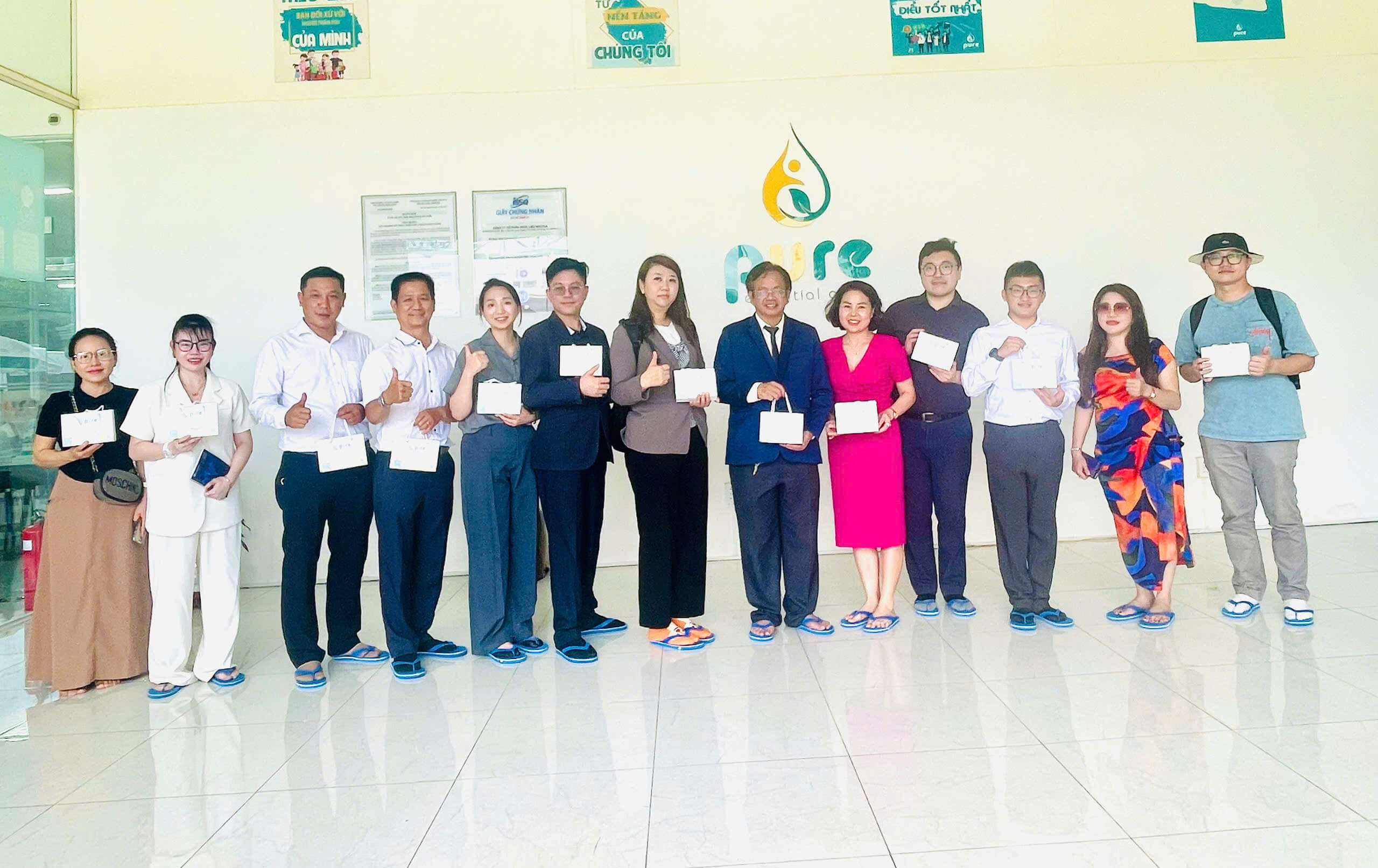 Dược phẩm Phú Khang Taiwan tham quan Nhà máy Pure Global tại Tây Ninh (Long An)