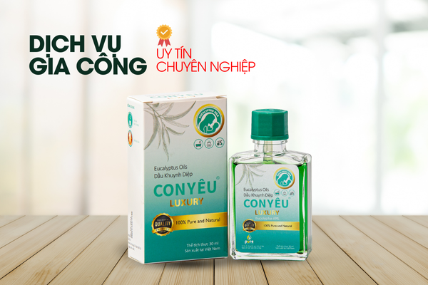 Dịch vụ gia công dầu khuynh diệp theo yêu cầu Uy tín