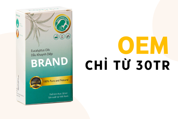 Nhận gia công dầu khuynh diệp thương hiệu riêng