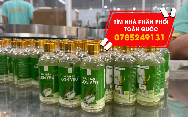 Tìm nhà phân phối đại lý phân phối sản phẩm dầu tràm con yêu