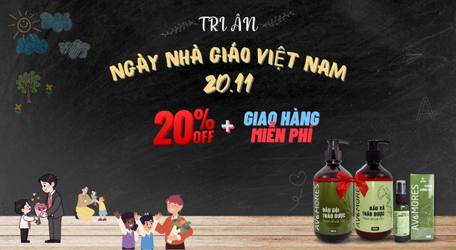 Tri Ân Thầy Cô 20-11 Với Avamores – Chăm Sóc Tóc An Toàn, Tự Nhiên