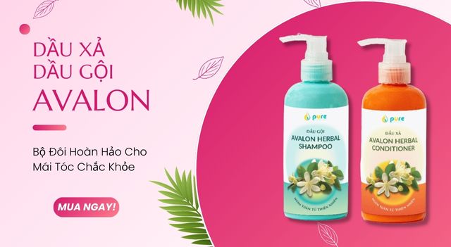 Dầu Xả AVALON Kết Hợp Với Dầu Gội AVALON – Bộ Đôi Hoàn Hảo Cho Mái Tóc Chắc Khỏe