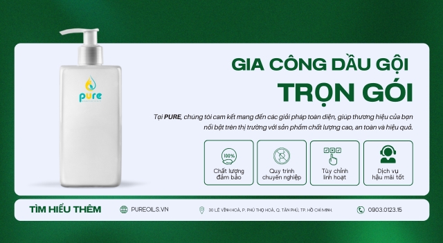 Gia Công Dầu Gội Trọn Gói