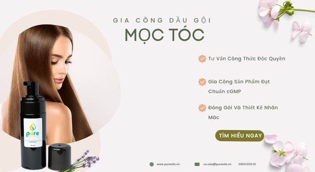 Gia Công Dầu Gội Mọc Tóc