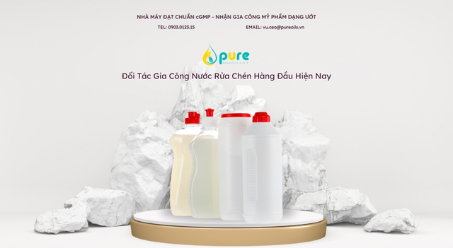 PURE – Đối Tác Gia Công Nước Rửa Chén Hàng Đầu Hiện Nay