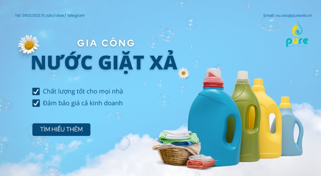 Gia Công Nước Giặt Xả – Chất Lượng Đảm Bảo, Giá Cả Kinh Doanh Cạnh Tranh