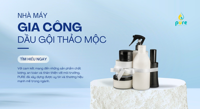 Nhà Máy Gia Công Dầu Gội Thảo Mộc