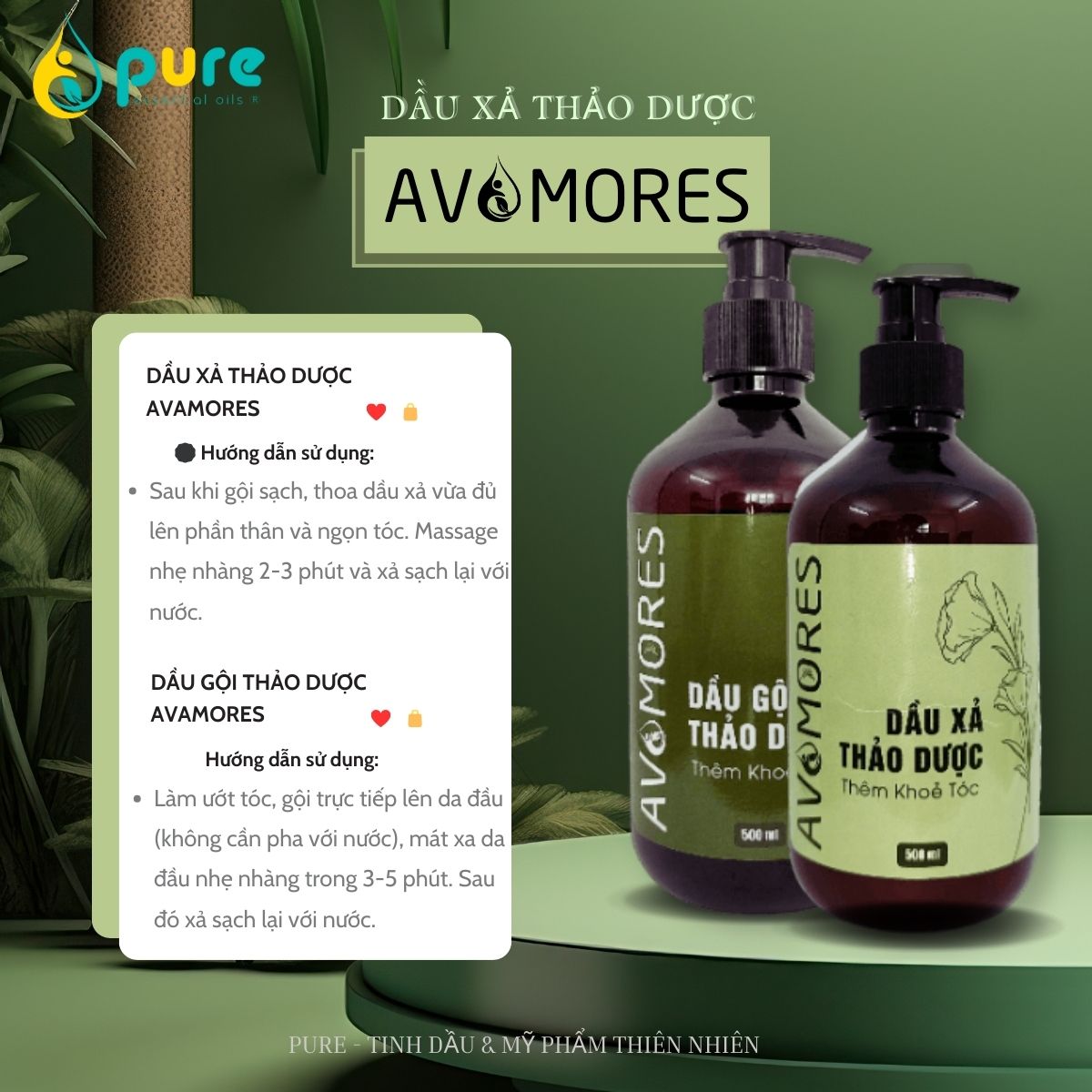 AVAMORES – Bộ Ba Hoàn Hảo Cho Mái Tóc Bồng Bềnh