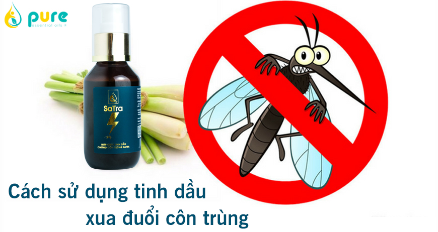 Cách sử dụng tinh dầu xua đuổi côn trùng