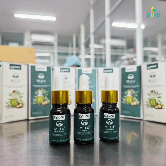 Cách xử lý vết bỏng bô xe máy không để lại sẹo với Dầu mù u M.U.U