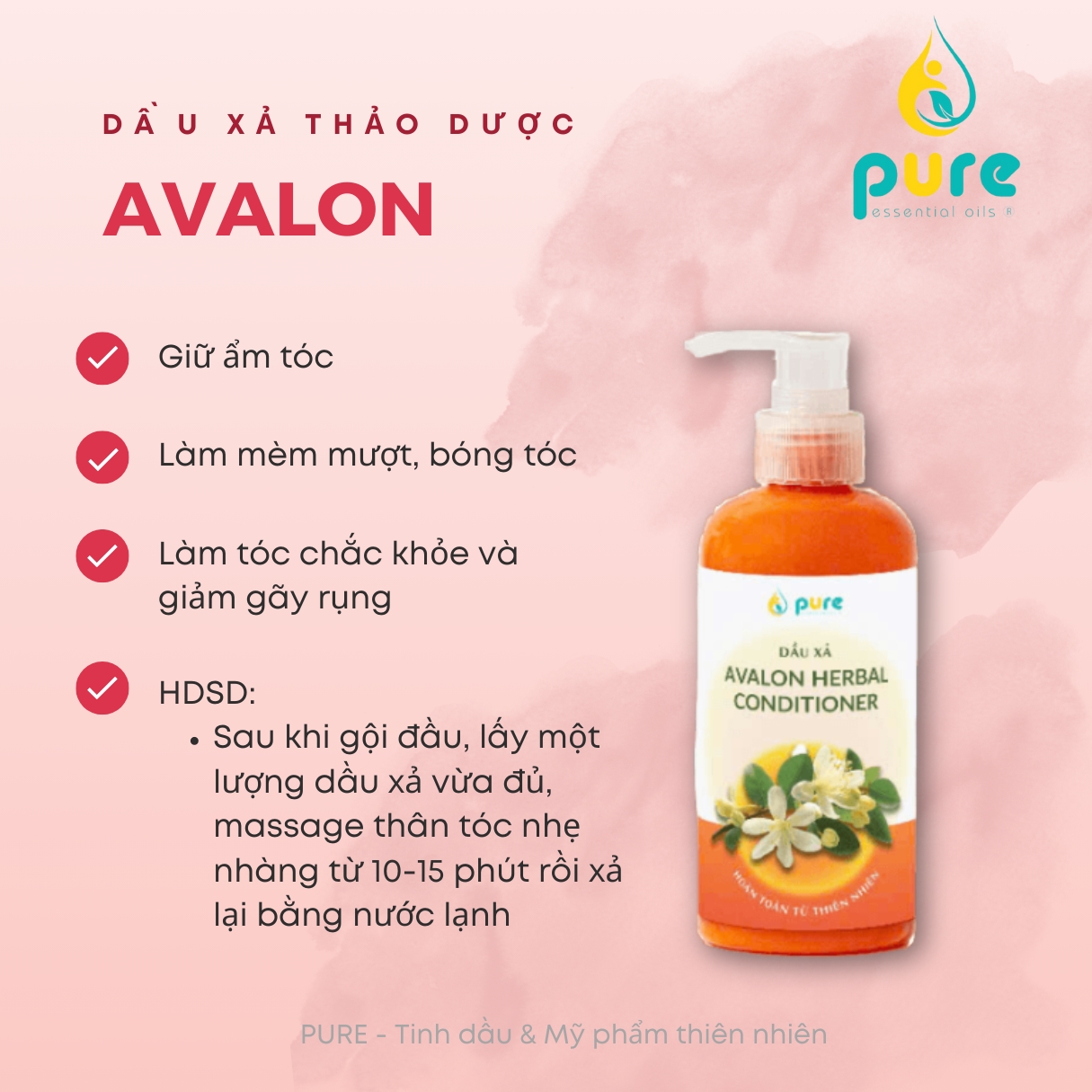 Chăm Sóc Tóc Toàn Diện Với Dầu Gội Thảo Dược AVALON