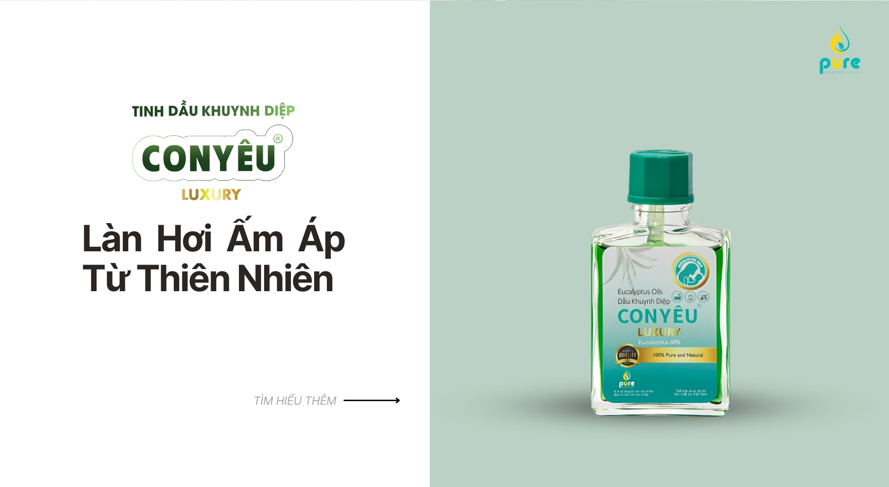 Dầu Khuynh Diệp Con Yêu LUXURY – Làn Hơi Ấm Áp Từ Thiên Nhiên