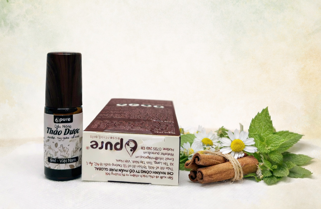 Dầu Nóng Thảo Dược Pure Giải Pháp Giảm Căng Cơ, Đau Khớp Cho Người Già Và Người Vận Động