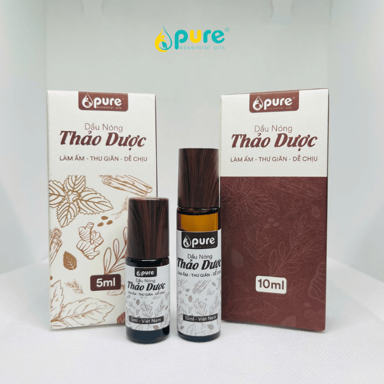 Dầu nóng thảo dược PURE giải pháp giảm đau nhức xương khớp hiệu quả