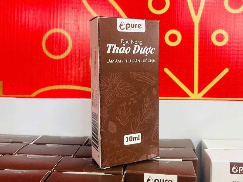 Dầu nóng thảo dược Pure giúp giữ ấm cơ thể hiệu quả