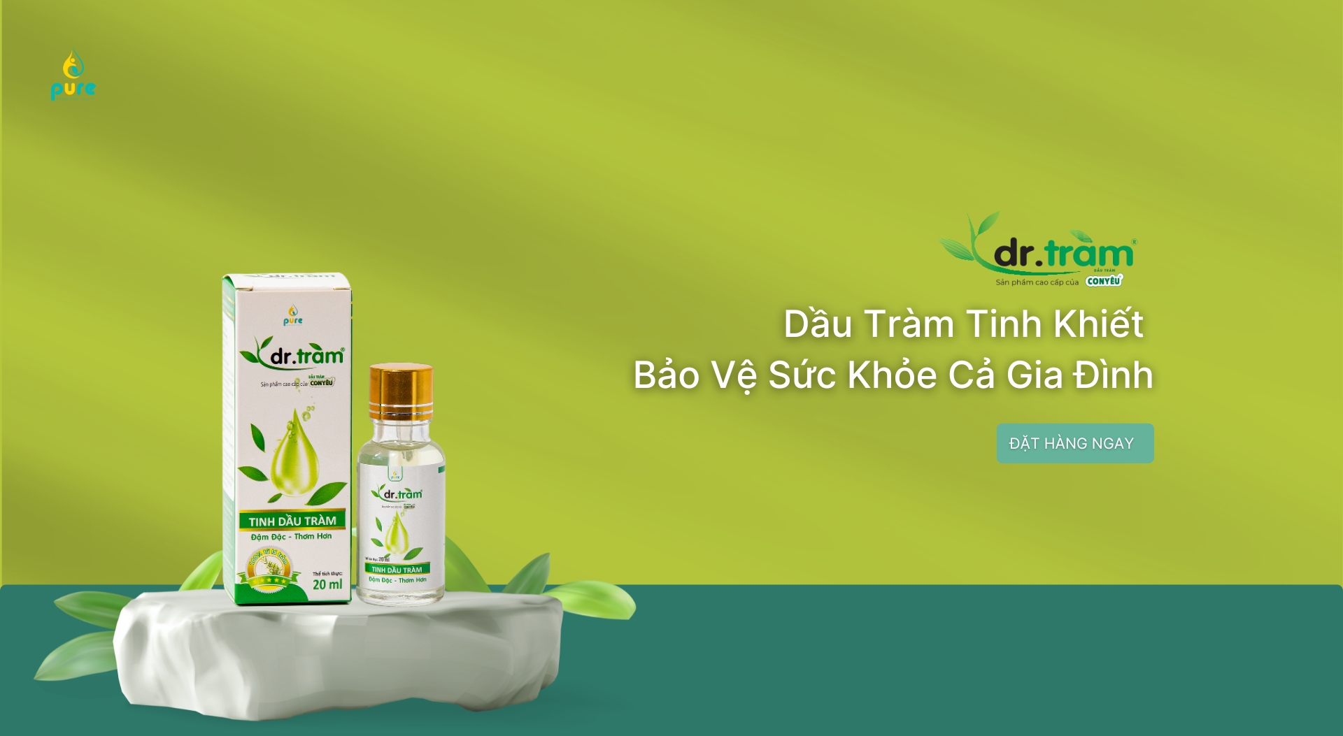 Dr. Tràm – Dầu Tràm Tinh Khiết Bảo Vệ Sức Khỏe Cả Gia Đình