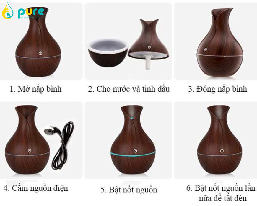 Hướng dẫn cách sử dụng máy khuếch tán tinh dầu