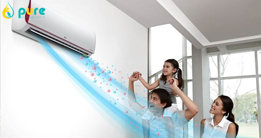 Khử Mùi Hôi Trong Phòng Máy Lạnh Bằng Tinh Dầu Tự Nhiên