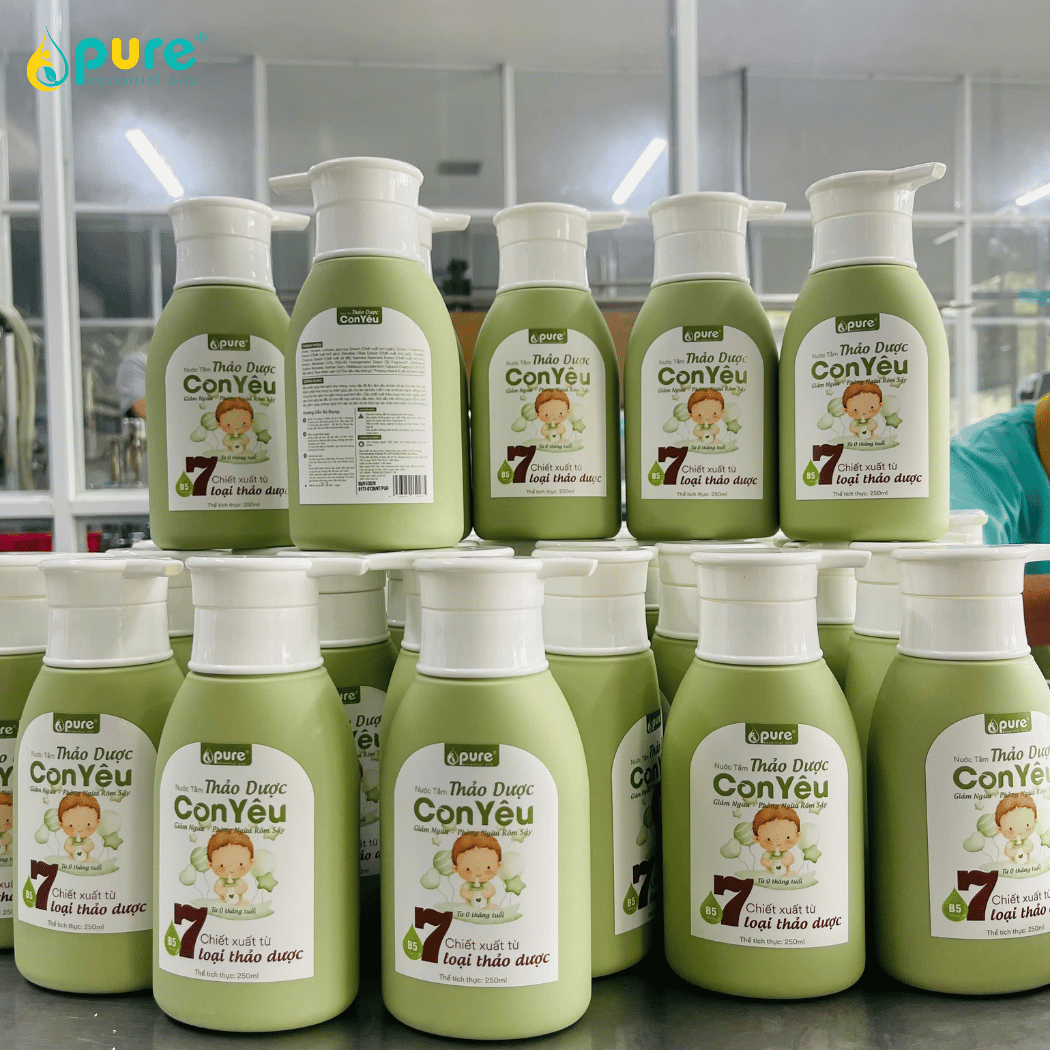 Nước tắm thảo dược Con Yêu dùng được cho trẻ sơ sinh từ bao nhiêu ngày tuổi?
