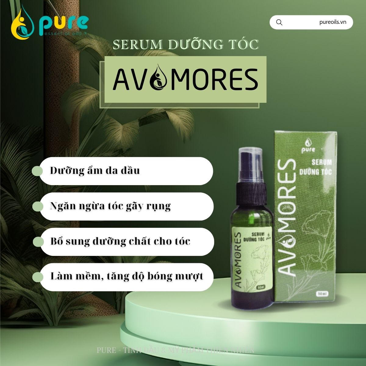 Serum Dưỡng Tóc Avamores – Bí Quyết Cho Mái Tóc Khỏe Mạnh Và Bóng Mượt