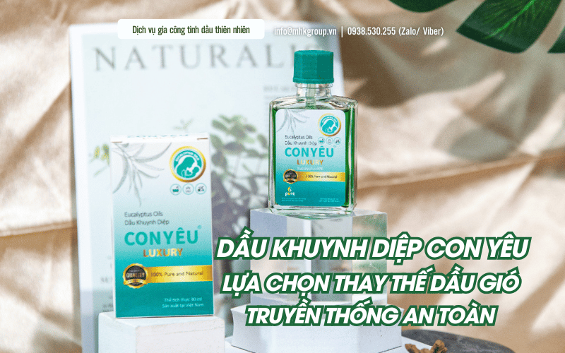 Vì Sao Dầu Khuynh Diệp Con Yêu Là Lựa Chọn Thay Thế Dầu Gió Truyền Thống An Toàn?