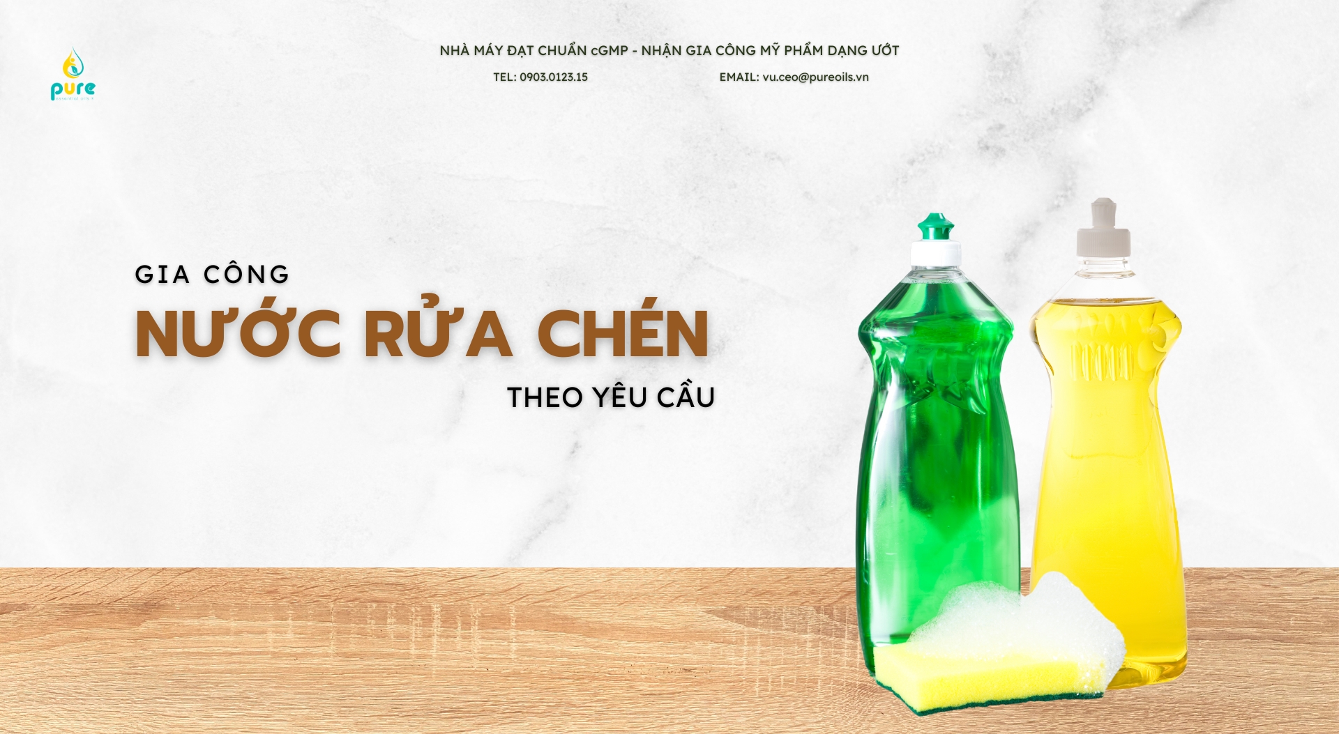 Gia Công Nước Rửa Chén Theo Yêu Cầu – Khẳng Định Chất Lượng Thương Hiệu