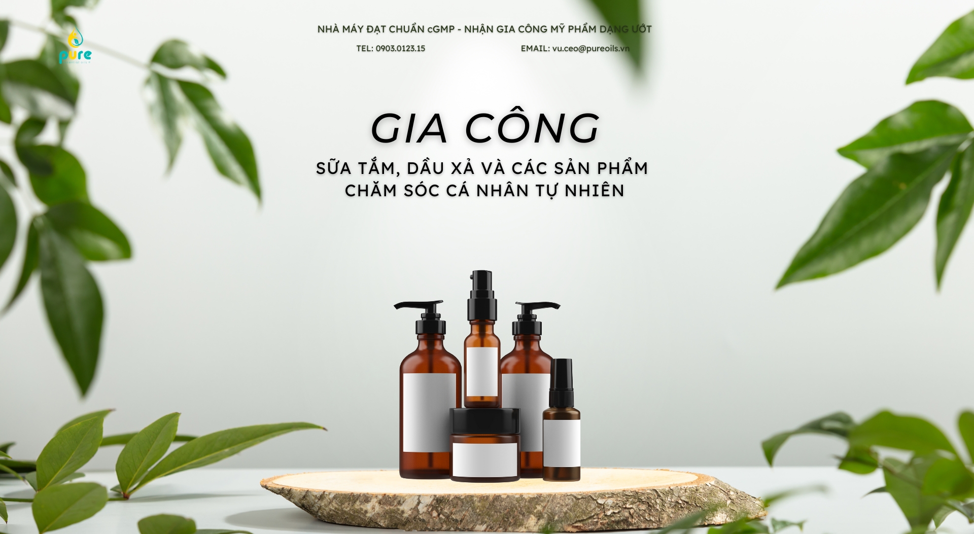 Gia Công Sữa Tắm, Dầu Xả Và Các Sản Phẩm Chăm Sóc Cá Nhân Tự Nhiên