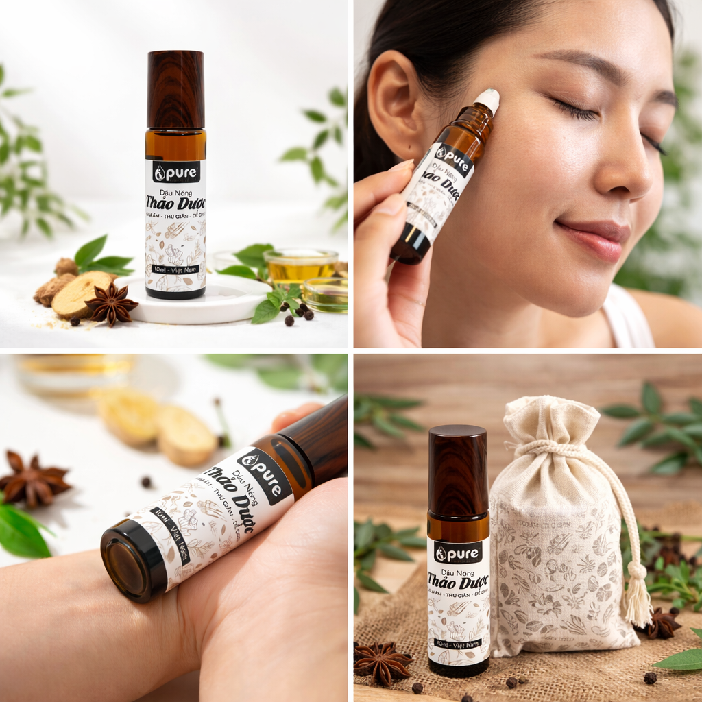 Dầu nóng thảo dược 10ml