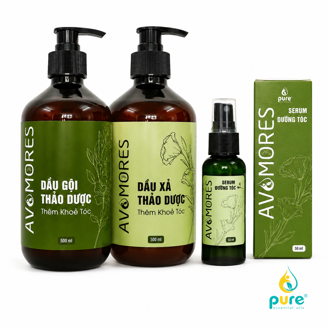 Herbal Hair Care Set