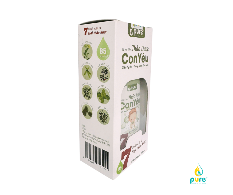 Nước tắm thảo dược Con Yêu