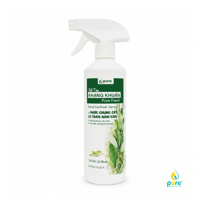 Xịt Tay Kháng Khuẩn Pure Fresh 450ml